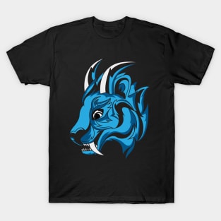 White Fangs Wolf T-Shirt